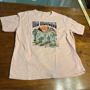 His Mercies are New every morning pink T shirt size XL